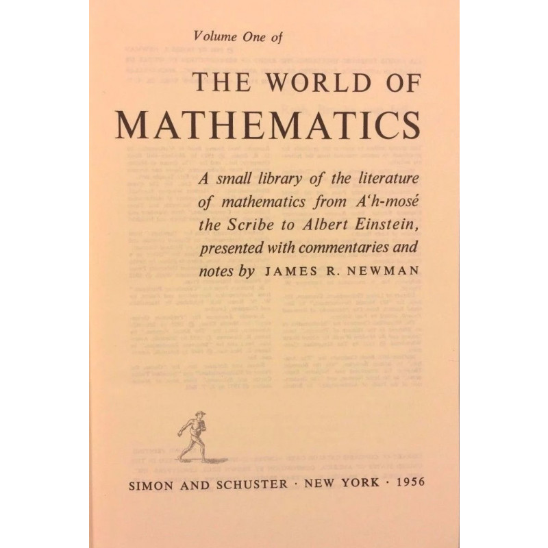 The World of Mathematics 4 Volumes - James R Newman