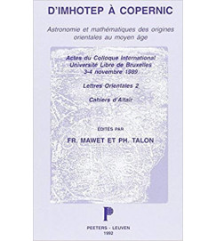 D Imhotep á Copernic - Fr Mawet et Ph Talon