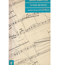  Music Analysis in Theory and Practice 