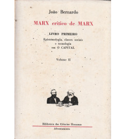 Marx Crítico de Marx Livro Primeiro Volume 2