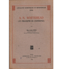 A N Whitehead un Philosophie de Lexperience