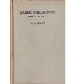Greek Philosophy Thales to Plato