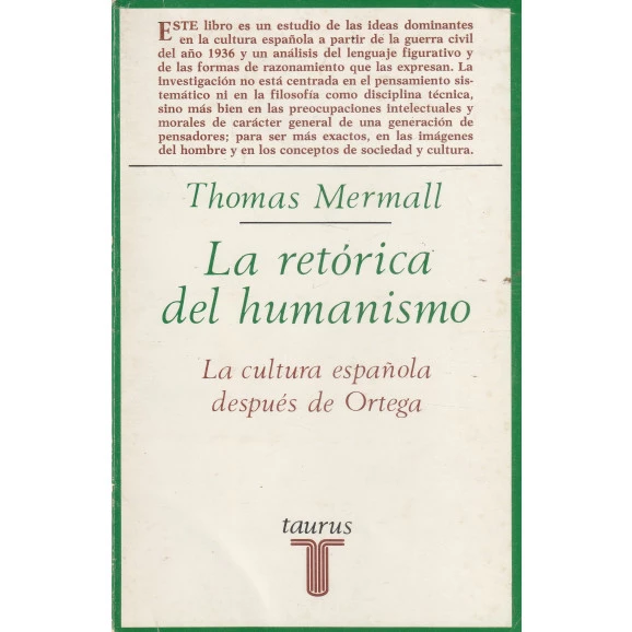 La Retórica del Humanismo