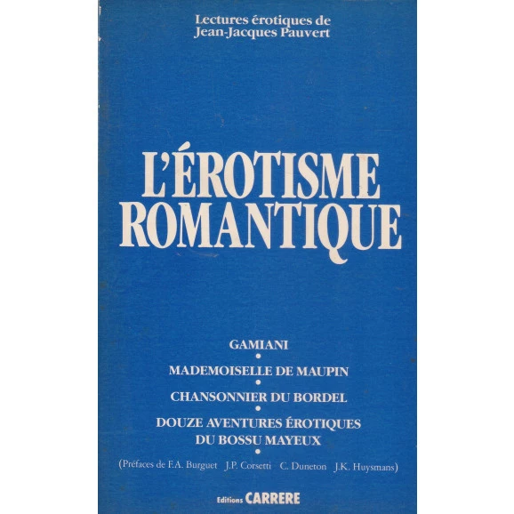 L Erotisme Romantique