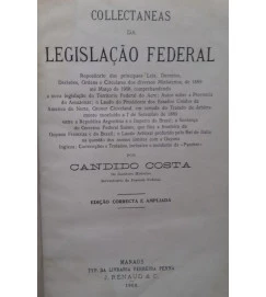 Collectaneas da Legislação Federal - Cândido Costa
