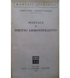 Manuale Di Diritto Amministrativo Volume 4 - Landi Potenza