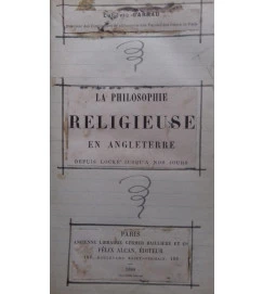 La Philosophie Religieuse En Angleterre - Ludovic Carrau