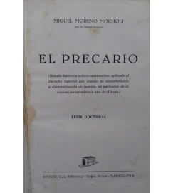 El Precario   -  Miguel Moreno Mocholi
