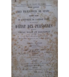 Detat des Personnes - Raymond Bufnoir