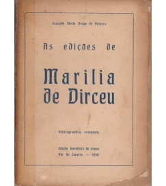 As Edições de Marilia de Dirceu ( Autografado pelo Autor )