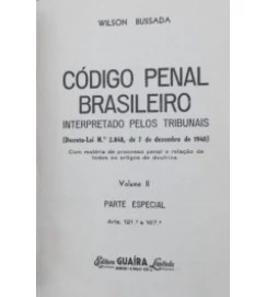 Código Penal Brasileiro 3 Volumes - Wilson Bussada