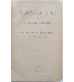 Asociacion de las Ideas - Eduardo Claparede