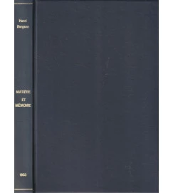Matiere et Memoire