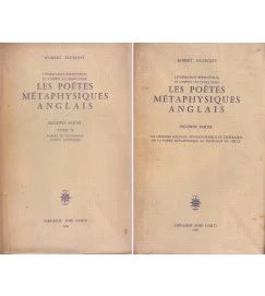 Les Poetes Metaphysiques Anglas Tomo Ii/ Parte I e Parte II