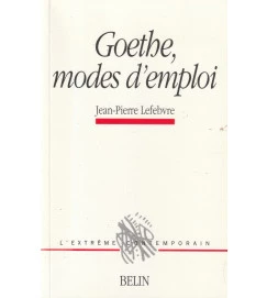 Goethe Mode Demploi