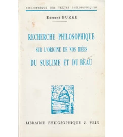 Recherches Philosophiques Sur Lorigine de nos Ide