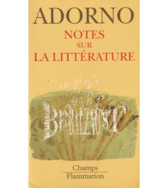Notes Sur La Littérature