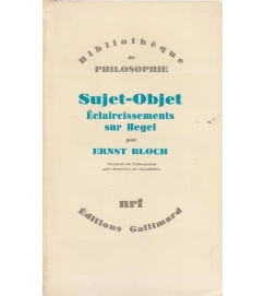 Sujet Objet Eclaircissements