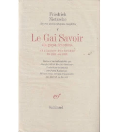 Le Gai Savoir, V