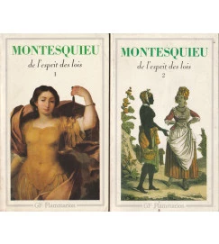 Montesquieu de L Esprit des Lois 2 Volumes
