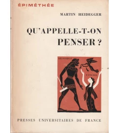 Qu Appelle -t -on Penser?