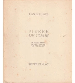 Pierre de Coeur: un Poeme Inedit de Paul Celan