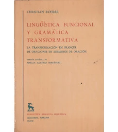 Linguistica Funcional y Gramatica Transformativa