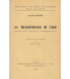 La Transcedance de L Ego
