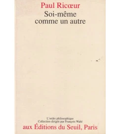 Soi-meme Comme un Autre