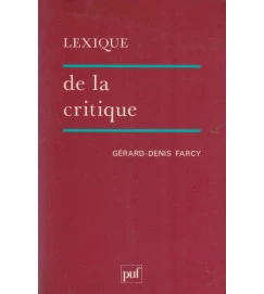 Lexique de La Critique