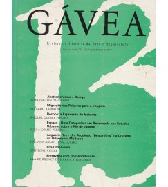 Gávea : Revista de História de Arte e Arquitetura vol. 13, nº 13 , setembro de 1995