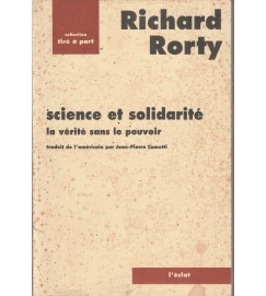 Science et Solidarité La Verite Sans Le Pouvoir