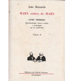 Marx Crítico de Marx Livro Primeiro Volume 2