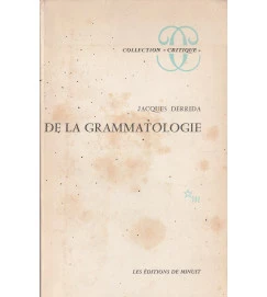 De La Grammatologie
