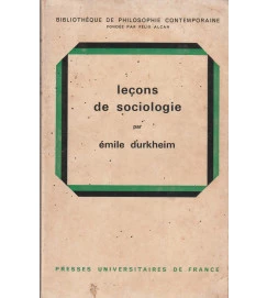 Leçons de Sociologie