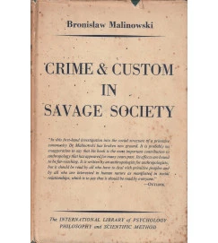 Crime & Custom in Savage Society