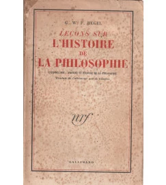 Leçons Sur Lhistoire de La Philosophie