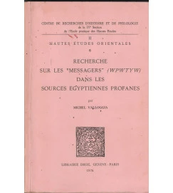 Recherche Sur les "massagers" (wpwtyw) Dans les Sources Egyptiennes Pr