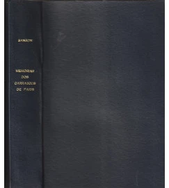 Memórias dos Carrascos de Paris 1688-1847