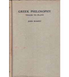 Greek Philosophy Thales to Plato