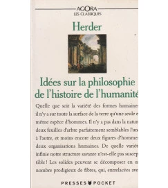 Idées Sur La Philosophie de L Histoire de L Humanité