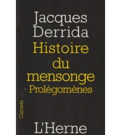 Histoire Du Mensonge Prolégomènes