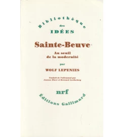 Sainte-beuve An Seuil de La Modernité