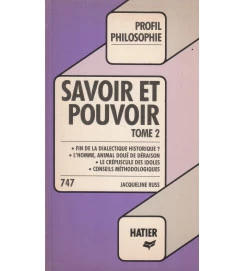 Savoir et Pouvoir Tome 2