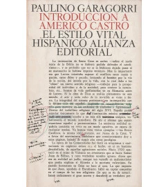 Introduccion a Americo Castro