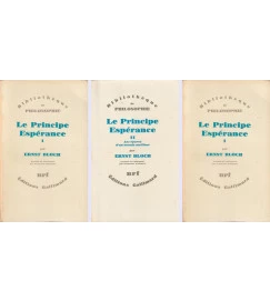 Le Principe Espérance 3 Volumes
