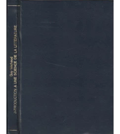Introduction a Une Science de La Litterature