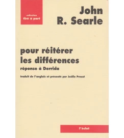 Pour Reiterer les Differences - Résponse a Derrida