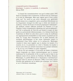 Linquietante Étranger Montaigne: La Pierre La Cannibale La Melancolie