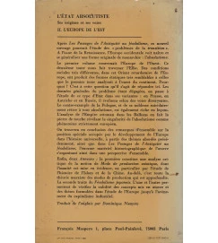 Letat Absolutiste  II - Leurope de Lest